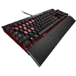 corsair vengeance k70 mechanical keyboard table pic